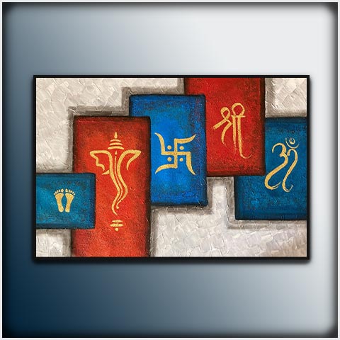 Ganesha Painting : Shubham