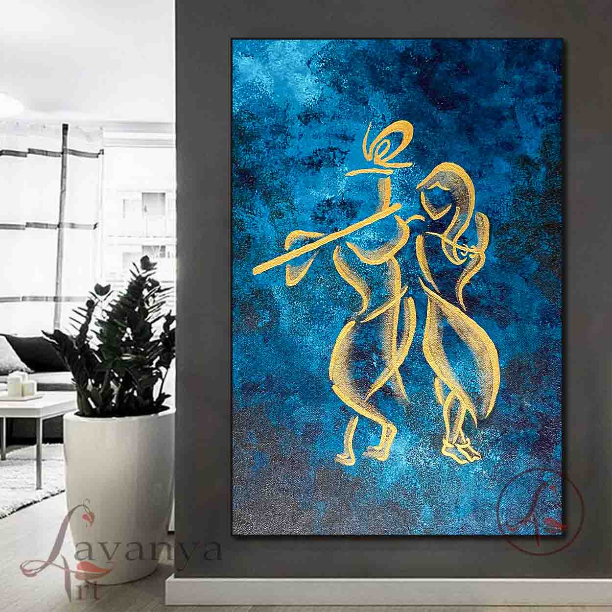 krishna Abstract Art : krishna Abstract Art - krishna