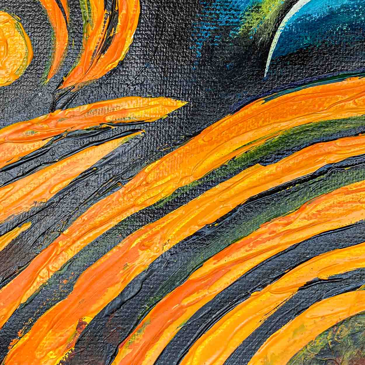 krishna Abstract Art : Ananta - krishna