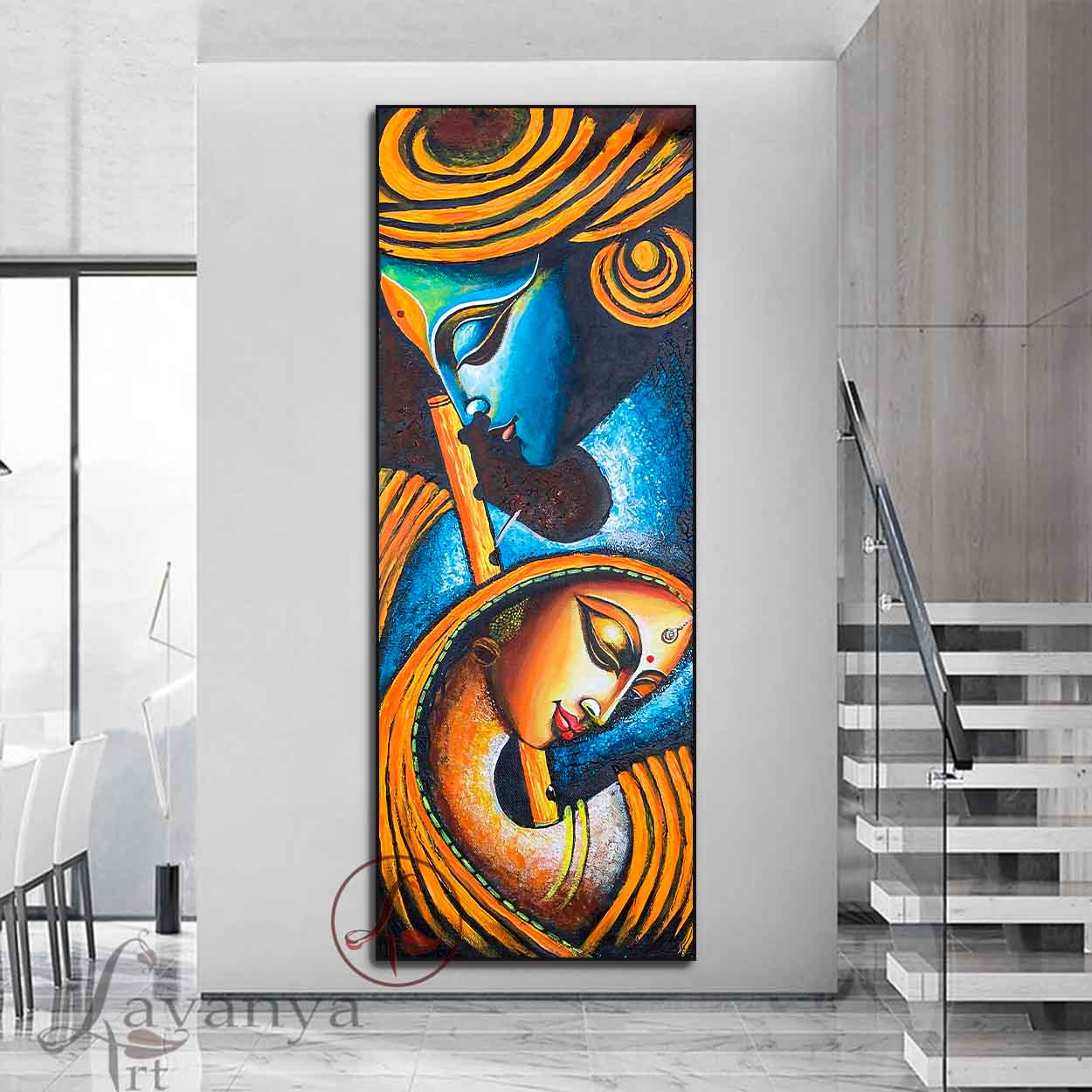 krishna Abstract Art : Ananta - krishna