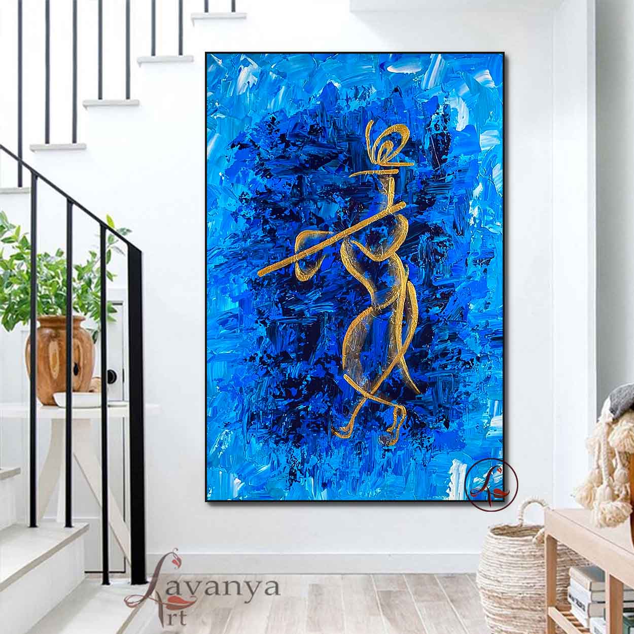 krishna Abstract Art : Vaikunthanatha - krishna