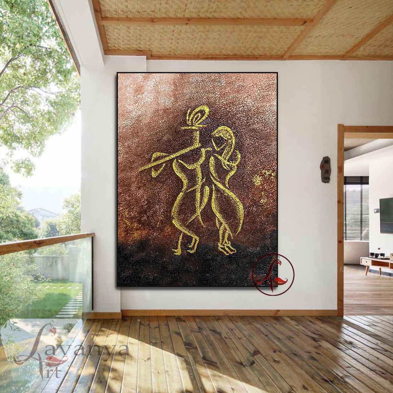 krishna Abstract Art : Lakshmikantam - krishna