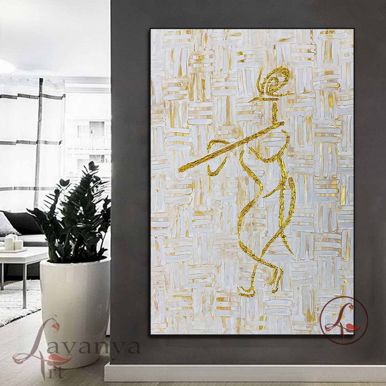 krishna Abstract Art : Aniruddha - krishna