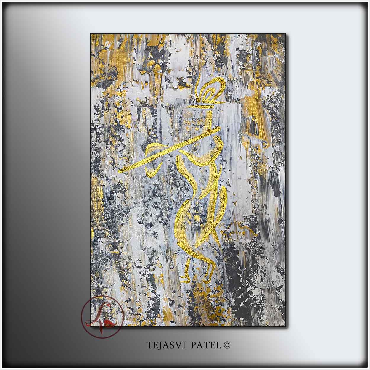 krishna Abstract Art : Shreshta - krishna